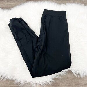 Uniqlo Womens Small Black Lightweight Jogger Pants Athleisure Commute Travel